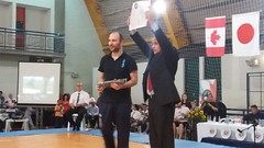 Graduation de Shihan Jeovaldo Barreto et Sensei Germán Carballo Championnat sud-américain 2017.