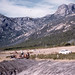 Constructing dam under Strzelecki peaks, Flinders Islad, Furneaux group, February 1960