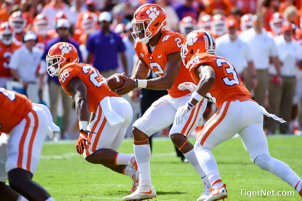 Clemson Football Photo of Kelly Bryant and Wake Forest