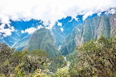 The valley beside Machhu Picchu.