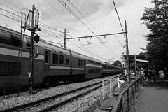 北鎌倉駅 - Kita-Kamakura Station (B&W)