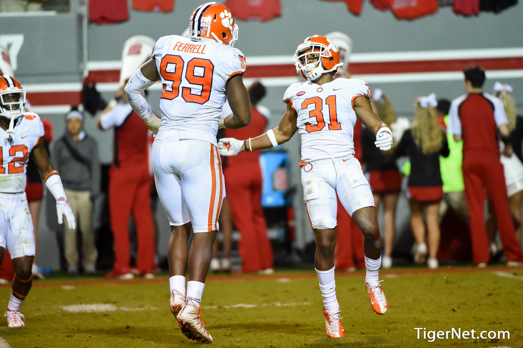Clemson Football Photo of Clelin Ferrell and Ryan Carter and NC State