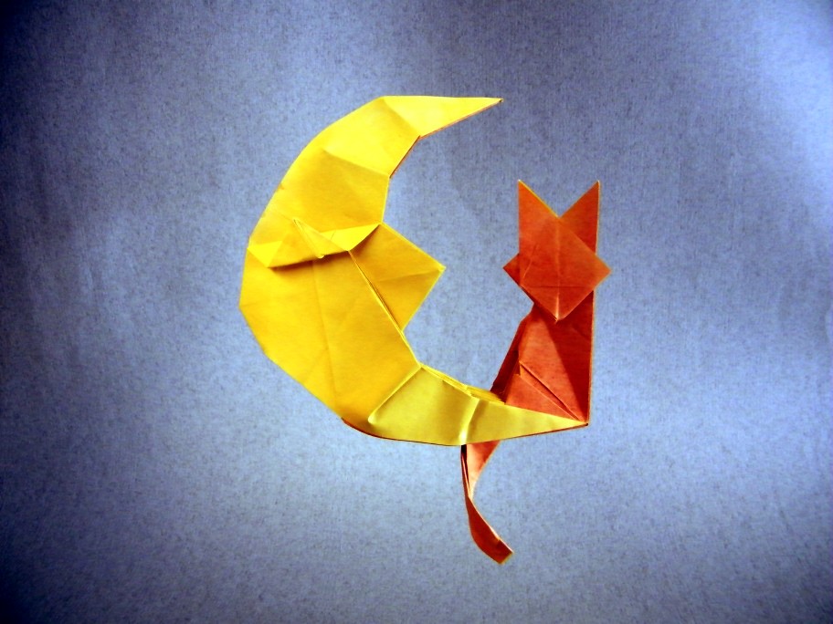 Origami ideas Luna Origami Paso A Paso