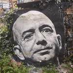 Jeff Bezos painted portrait