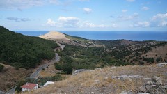 Vedere spre nord din cetatea Chora