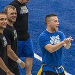 <b>Alumni Flag Football Game</b><br/> Luther alumni played a friendly football match on the homecoming 2017 saturtday the 7th of october. The Alumni tested the new blue turf of the Legacy Field for the first time! Photo by Hasan Essam Muhammad<a href="//farm5.static.flickr.com/4468/37694101166_80acd80f78_o.jpg" title="High res">&prop;</a>

