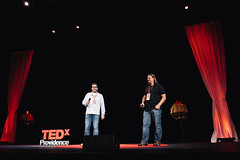 Michael Gazdacko and Peter Haas. TEDx Providence 2017