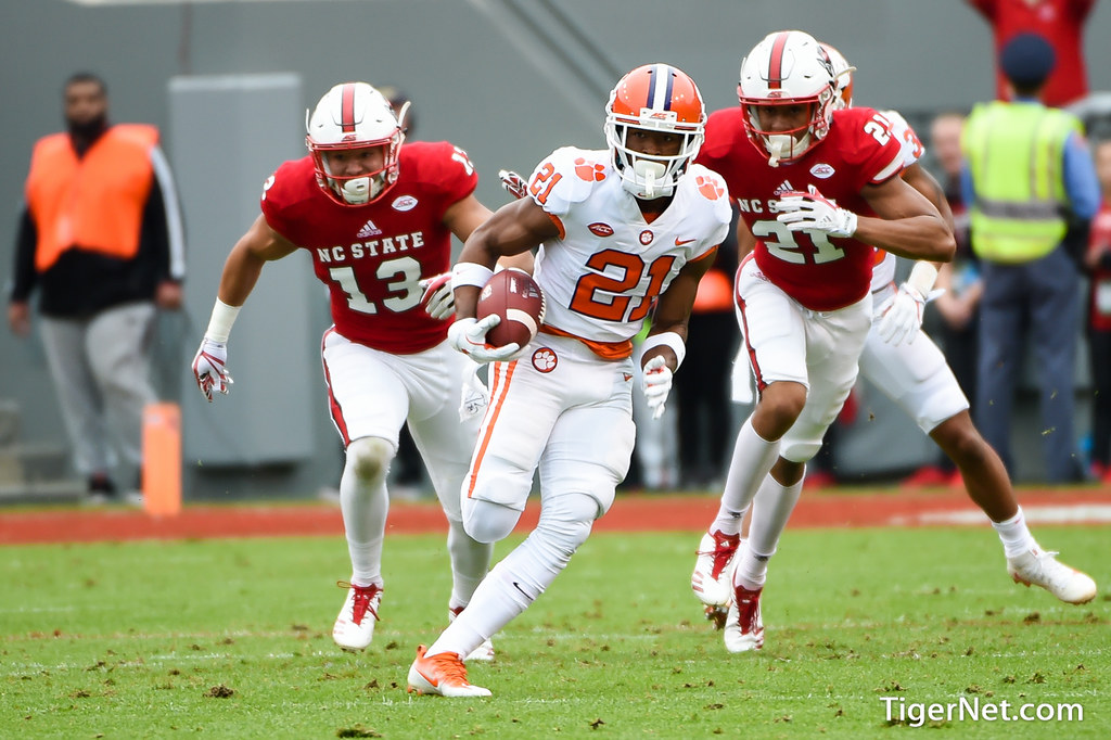 Clemson Football Photo of Ray-Ray McCloud and NC State