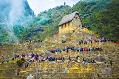 So many tourists in Macchu Picchu