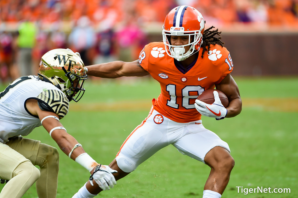 Clemson Football Photo of TJ Chase and Wake Forest