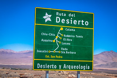 The route we were cycling was officially called the desert route.
