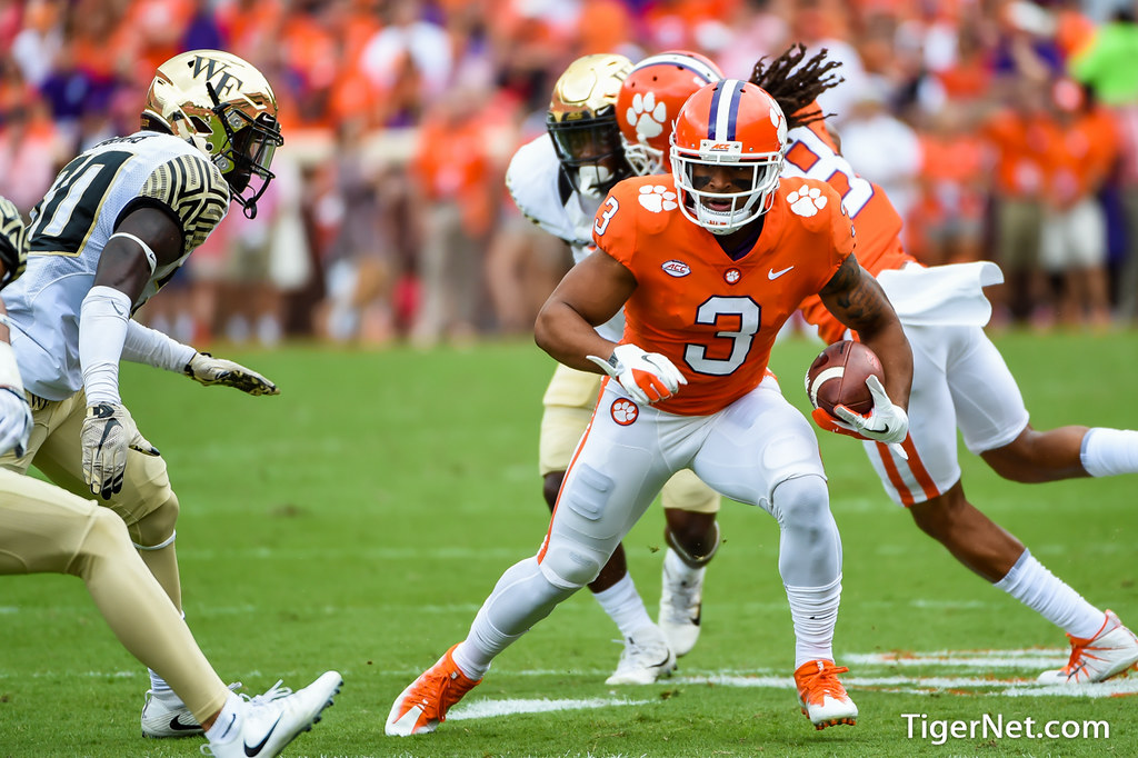 Clemson Football Photo of Amari Rodgers and Wake Forest