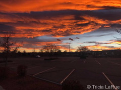 October 22, 2017 - An absolutely stuning sunet. (Tricia LaRue)