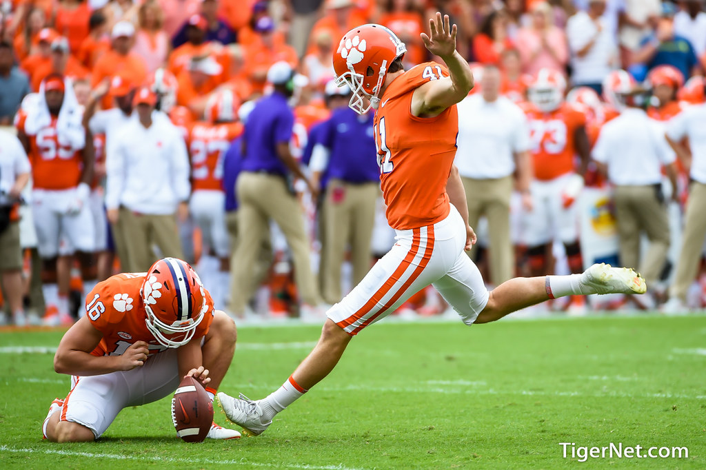 Clemson Football Photo of Alex Spence and Will Swinney and Wake Forest