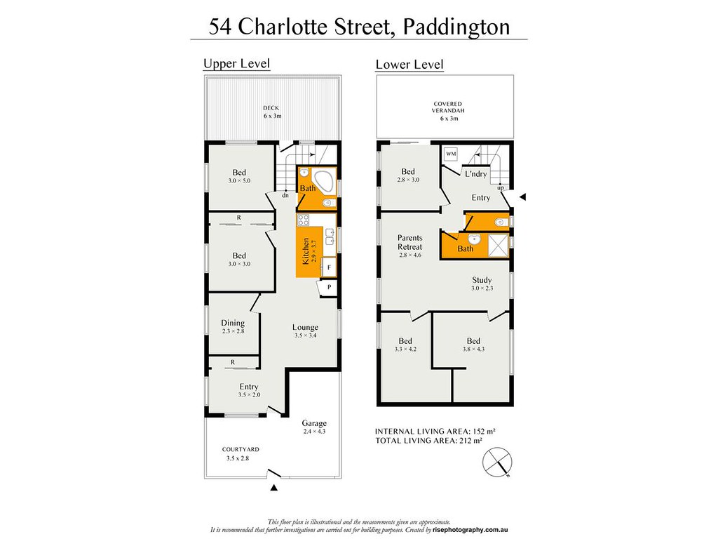 54 Charlotte Street, Paddington Qld 4064 floorplan