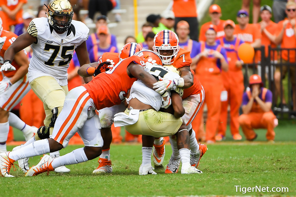 Clemson Football Photo of Clelin Ferrell and Wake Forest