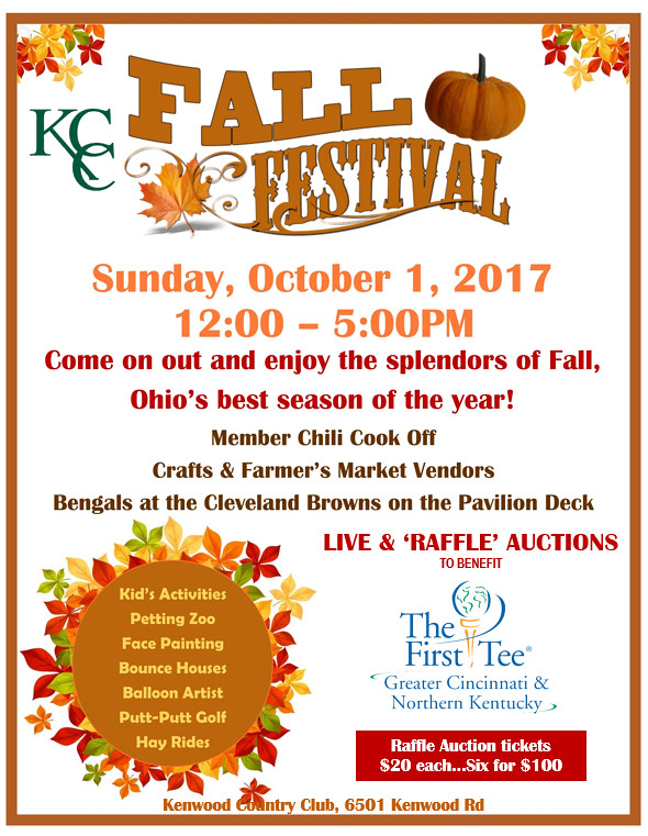 Kenwood Cc Fall Festival First Tee Greater Cincinnati Northern Kentucky