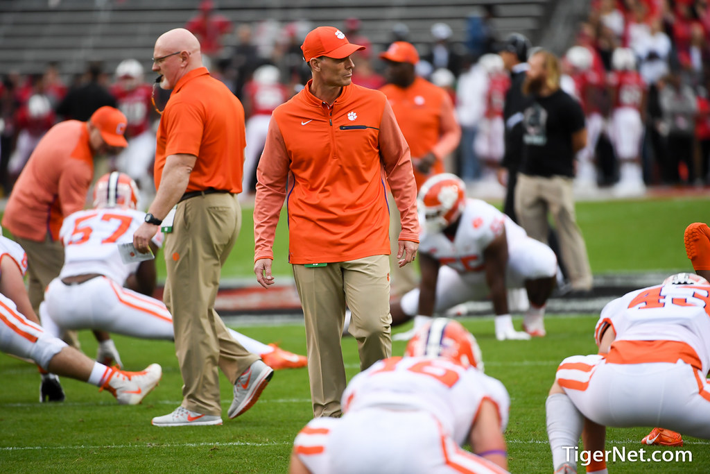 Clemson Football Photo of Brent Venables and NC State