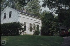 Dr Arthur Gaines house at Peace Dale. Fenceless by lake.