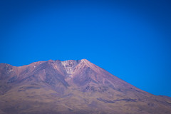 Ollague volcano is actually in Chile.