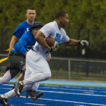 <b>Alumni Flag Football Game</b><br/> Luther alumni played a friendly football match on the homecoming 2017 saturtday the 7th of october. The Alumni tested the new blue turf of the Legacy Field for the first time! Photo by Hasan Essam Muhammad<a href="//farm5.static.flickr.com/4514/37072056103_c86be959c6_o.jpg" title="High res">&prop;</a>
