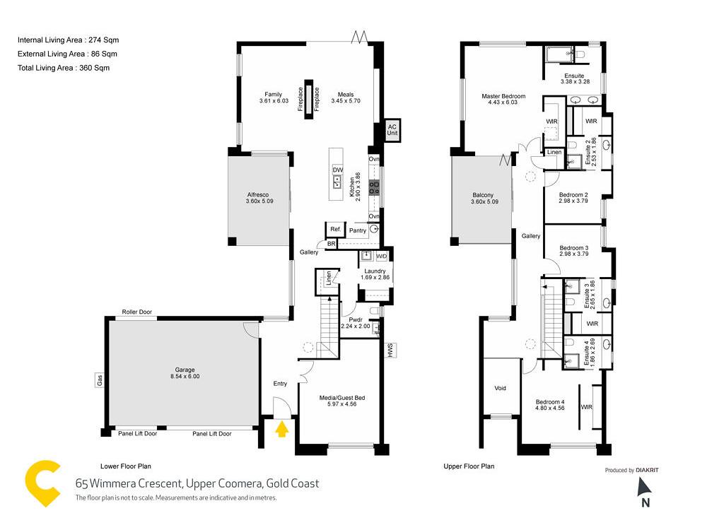 65 Wimmera Crescent, Upper Coomera QLD 4209 floorplan