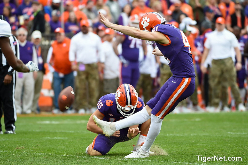 Clemson Football Photo of Alex Spence and Will Swinney and thecitadel