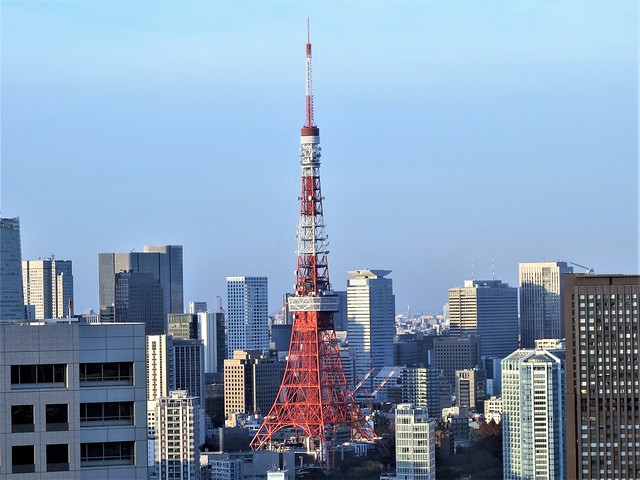 目を転ずれば、2キロ離れた　東京タワーも...