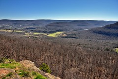 Looking Across the Hillsides of the Boston Mountains in Ozark National Forest