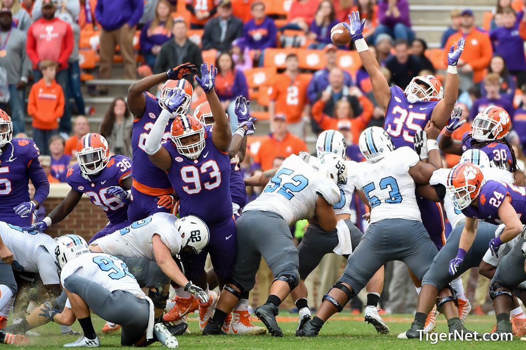 Clemson Football Photo of Sterling Johnson and thecitadel