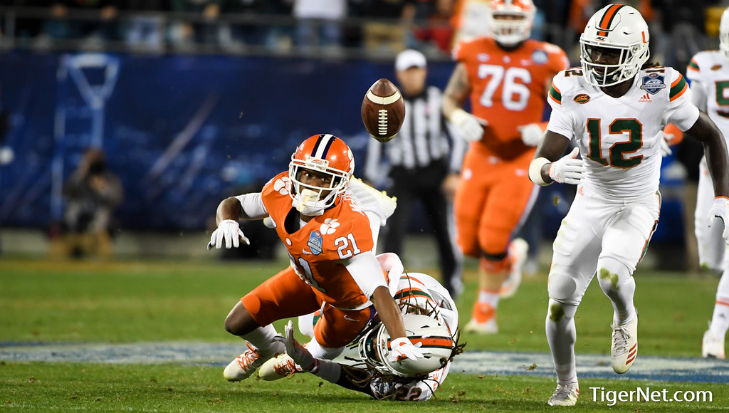 Clemson Football Photo of Ray-Ray McCloud and miami
