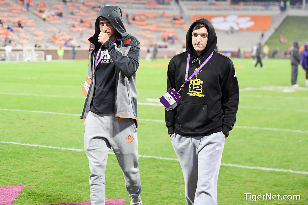 Clemson Recruiting Photo of Aidan Swanson and BT Potter and Georgia Tech