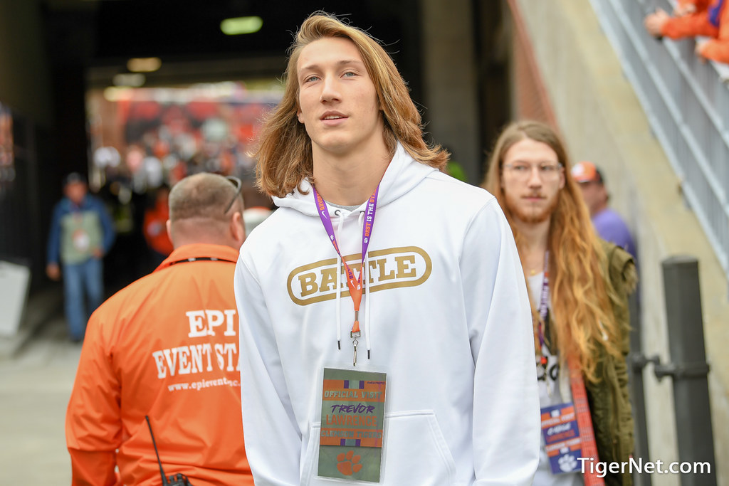 Clemson Recruiting Photo of Trevor Lawrence and thecitadel