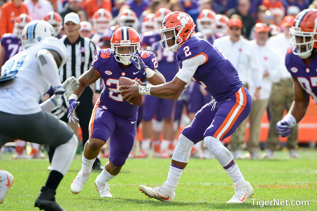Clemson Football Photo of cjfuller and Kelly Bryant and thecitadel
