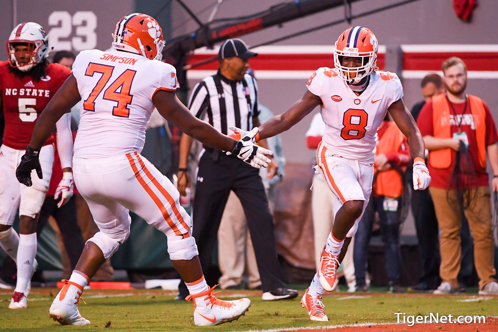 Clemson Football Photo of Deon Cain and John Simpson and NC State