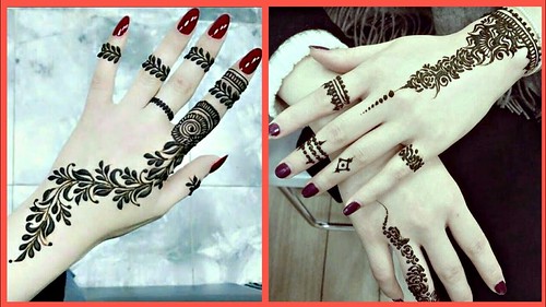 New Simple Stylish Henna Mehndi Designs For Girls A Photo On