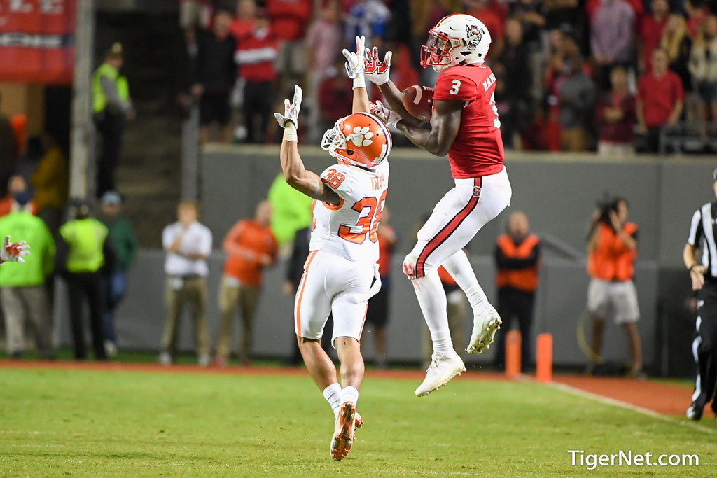 Clemson Football Photo of Amir Trapp and NC State