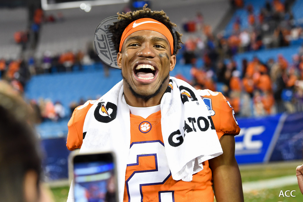 Clemson Football Photo of Kelly Bryant and miami