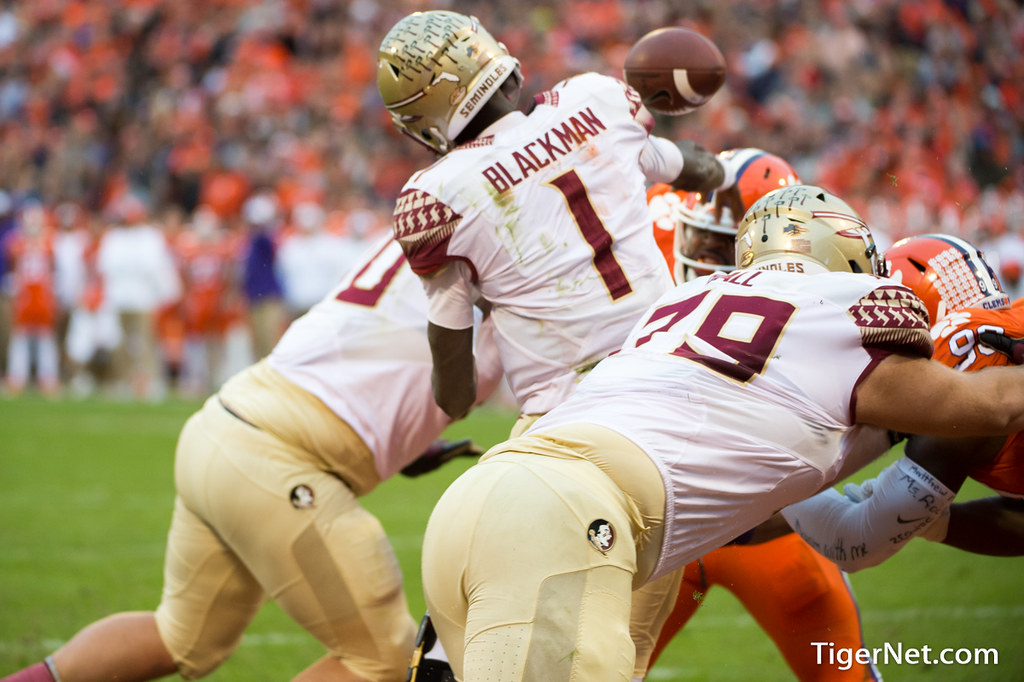 Clemson Football Photo of Clelin Ferrell and Florida State