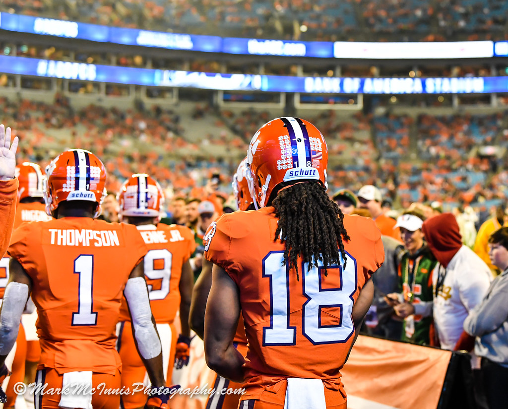 Clemson Football Photo of accchampionship and miami and Mark McInnis Photography