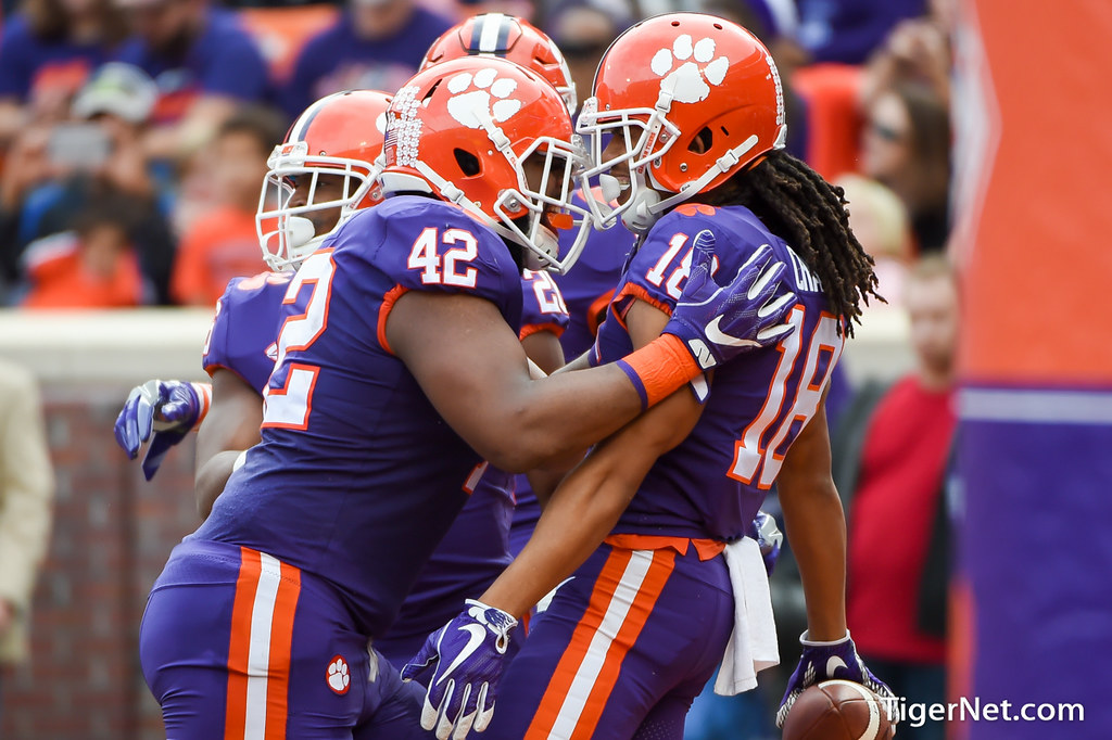Clemson Football Photo of Christian Wilkins and TJ Chase and thecitadel