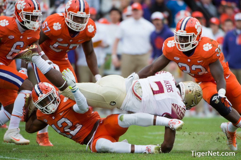 Clemson Football Photo of kvonwallace and Florida State