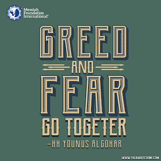 Quote of the Day: Greed and Fear...