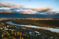 Winter sunset | Kaunas aerial #347/365