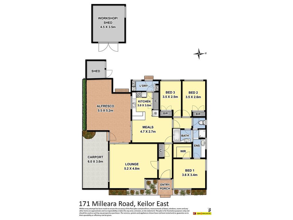 171 Milleara Road, Keilor East VIC 3033 floorplan