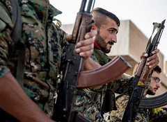 Kurdish YPG Fighters