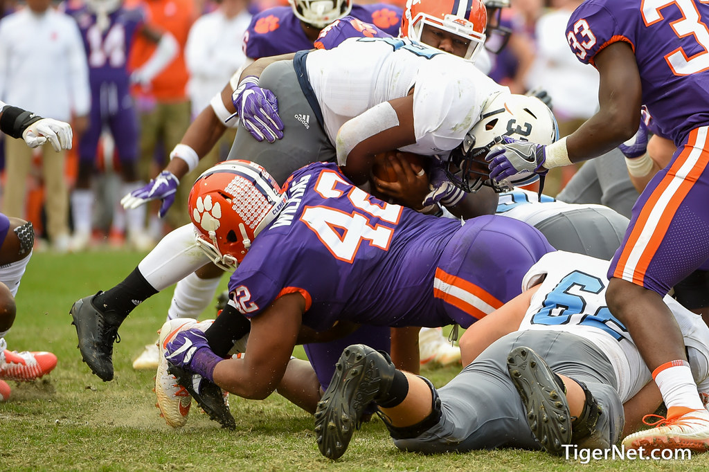 Clemson Football Photo of Christian Wilkins and thecitadel