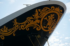 The Bow of the Disney Wonder • <a style="font-size:0.8em;" href="http://www.flickr.com/photos/28558260@N04/27206257729/" target="_blank">View on Flickr</a>