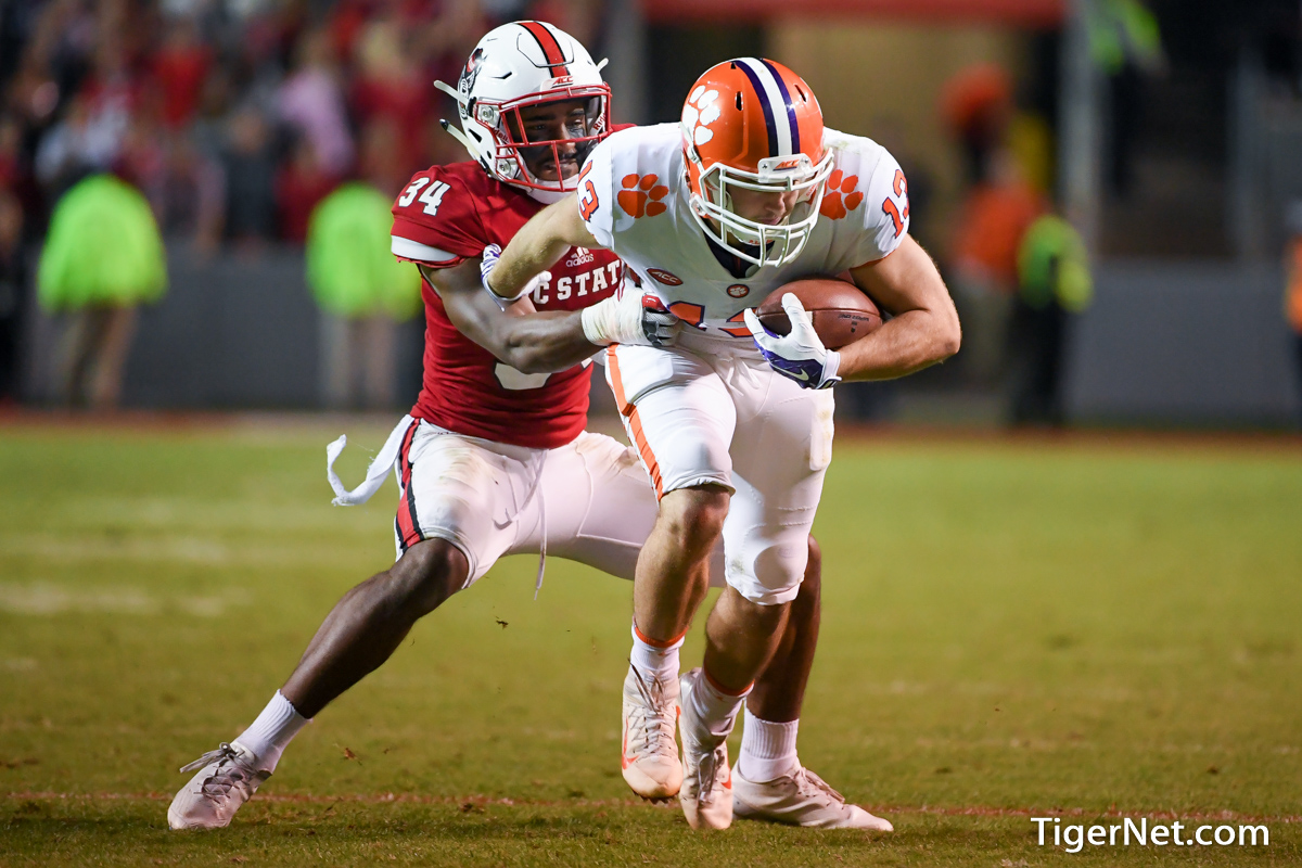 Clemson Football Photo of Hunter Renfrow and NC State