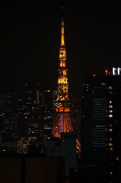 湾岸でも東京タワー見える